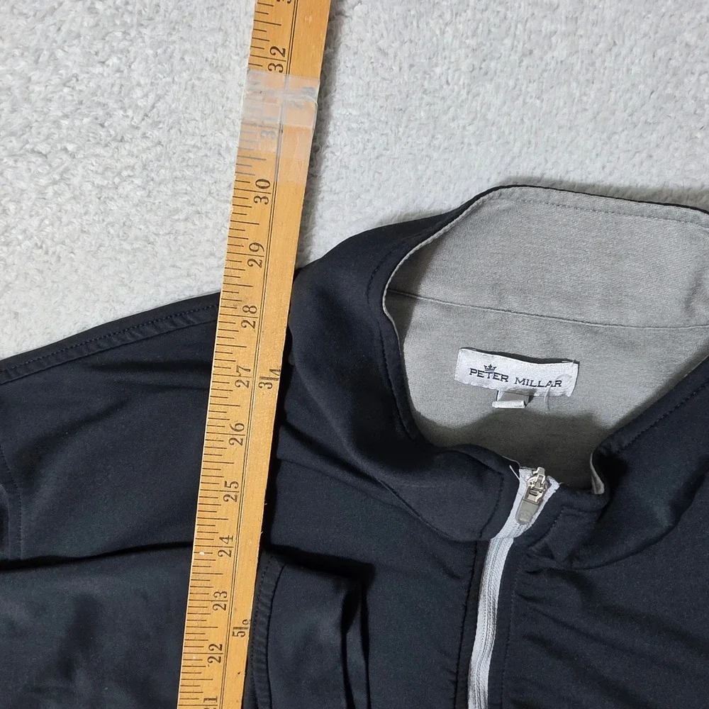 University of Richmond Peter Millar Crown 1/4 Zip Pullover Mens XL Black Stretch